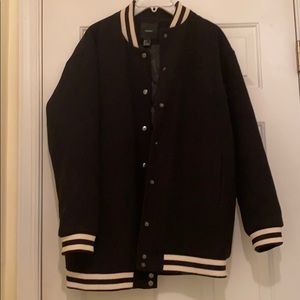 Oversized Letterman Jacket